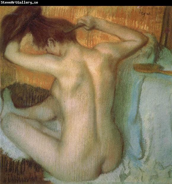 Edgar Degas Woman Combing Her Hair